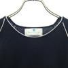 BALLANTYNE Made In the UK Short Sleeve Cotton Knit Cut Navy Women Used