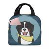 Freundlicher Berner Sennenhund Tier Isolierte Lunchtasche für Damen Kinder Auslaufsichere Lebensmittelboxen Thermische Lunchbox Tragetasche