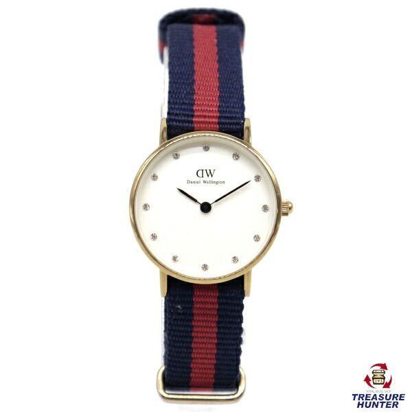 Used [Used] Daniel Wellington Watch Classy Quartz Ladies Red x Blue Gold Color Daniel Wellington [101036708003]