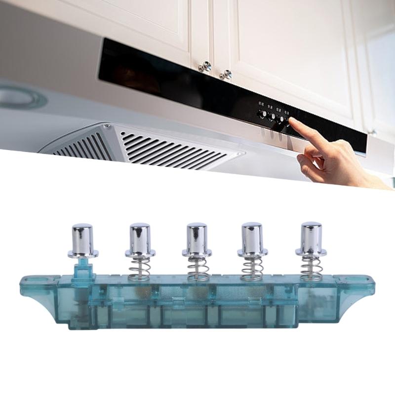 Convenient Piano Type Pushbutton Switch User Friendly Pushbutton Switch Metal Key Switch Perfect for Kitchen Appliances