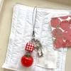 Trendy Tomato Keychain Decorations Delicate Alloy Tomato Cellphone Charm Portable Hangings Decoration for Bag Purse