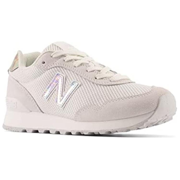 New Balance Nb 515 Fashion Trend Low Top Lifestyle Shoes Women Sneaker Gray White WL515IRW