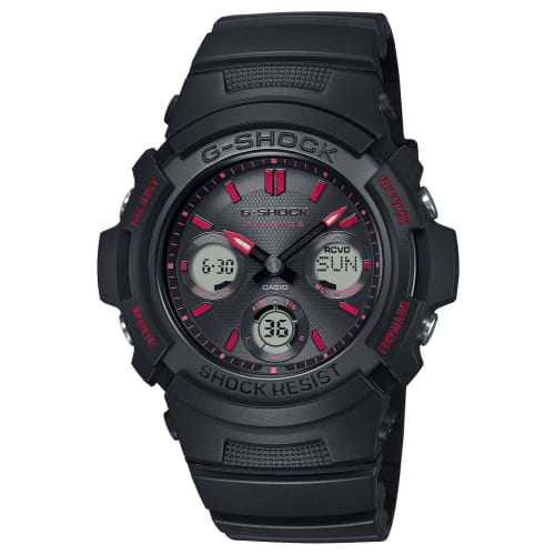 

Часы Casio G-Shock []FIRE PACKAGE 24 Radio Solar AWG-M100FP-1A4JR мужские черные