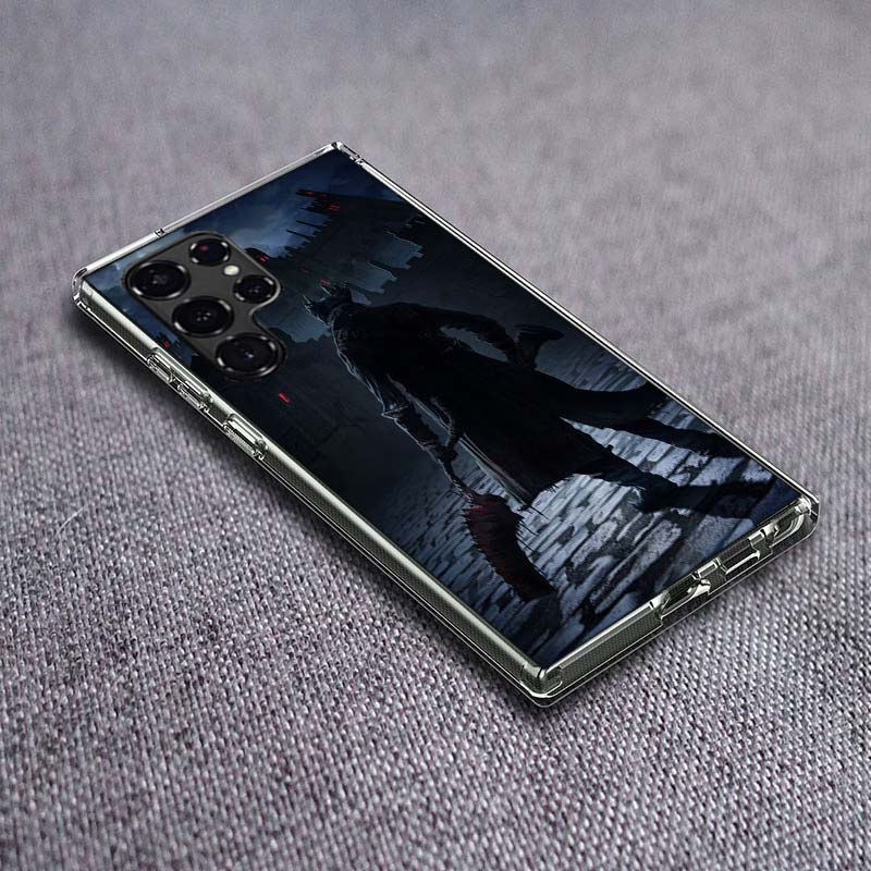 Game Bloodborne Phone Case For Samsung Galaxy S24 S23 S21 S20 FE S22 S26 Ultra S25 Edge S10 Plus Cover Clear TPU Capa Shell Coqu