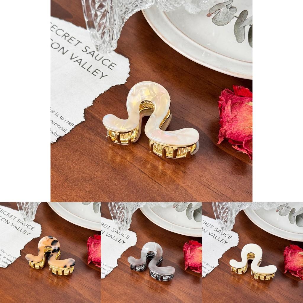 High-quality Acetate Half Bun Claw Clip In Multi-color And Tortoiseshell Elegant Hair Accessory