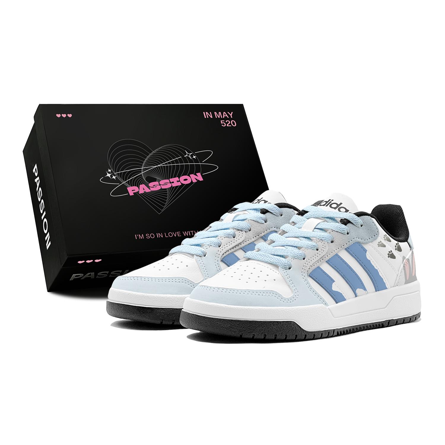 

Adidas ENTRAP Couple s, Romantic Treats, Cute Rabbit Tracks, Judy Rabbit, Cute Anti Aging Low top Casual Skate Shoes JQ3923(TeamS2-S-BOX) 39⅓