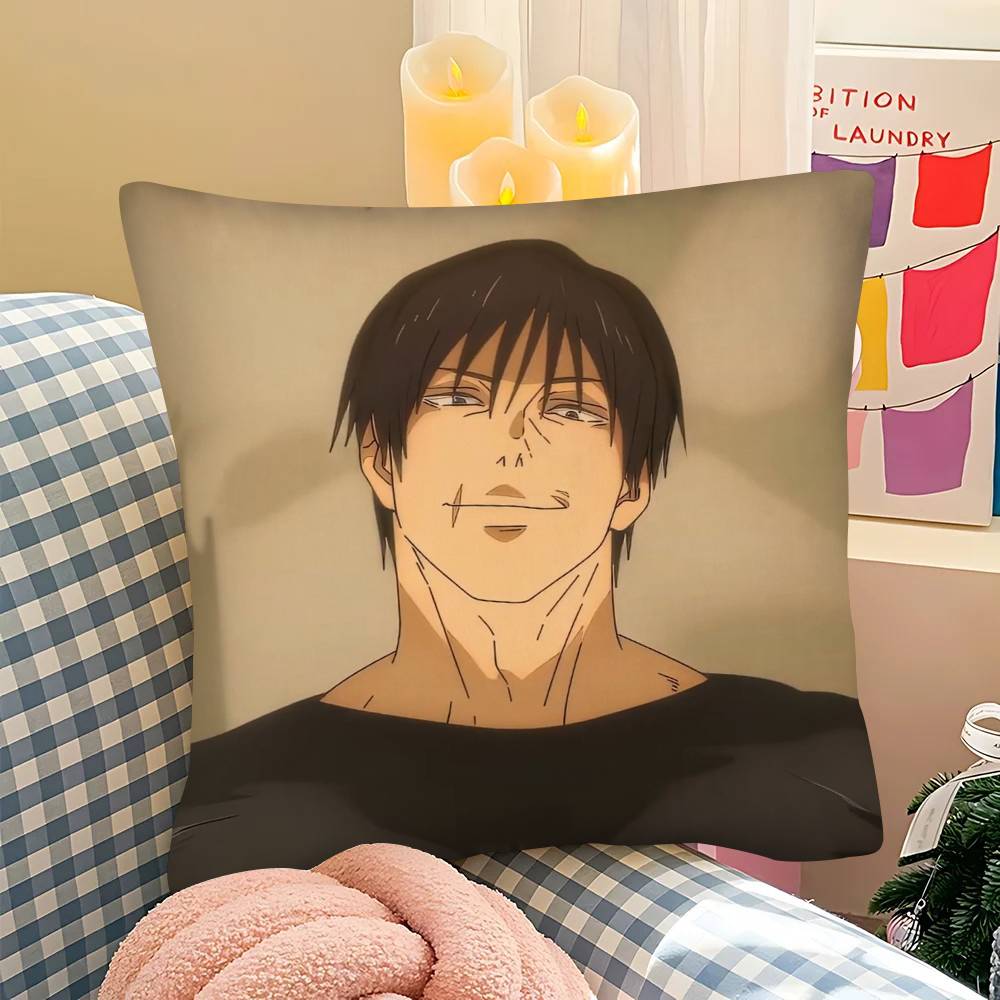 Pc TOJI FFUSHIGURO Pillow Case Fashion Square Pillowcase Bedroom Sofa Room Ins Decoration Leisure