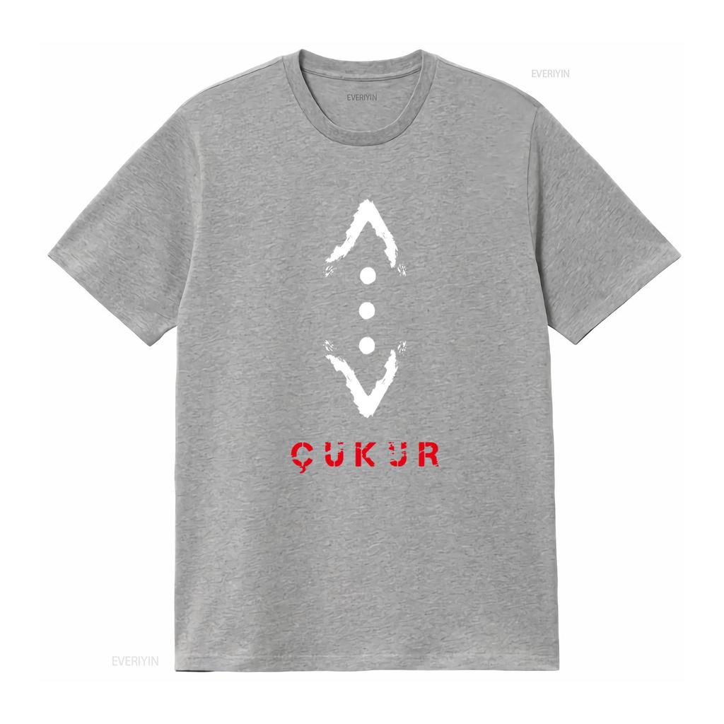 Cukur TV Series Inspired T Shirt with Unique White Design for American Fashion Enthusiasts vintage Washed Top For Everyday Wear