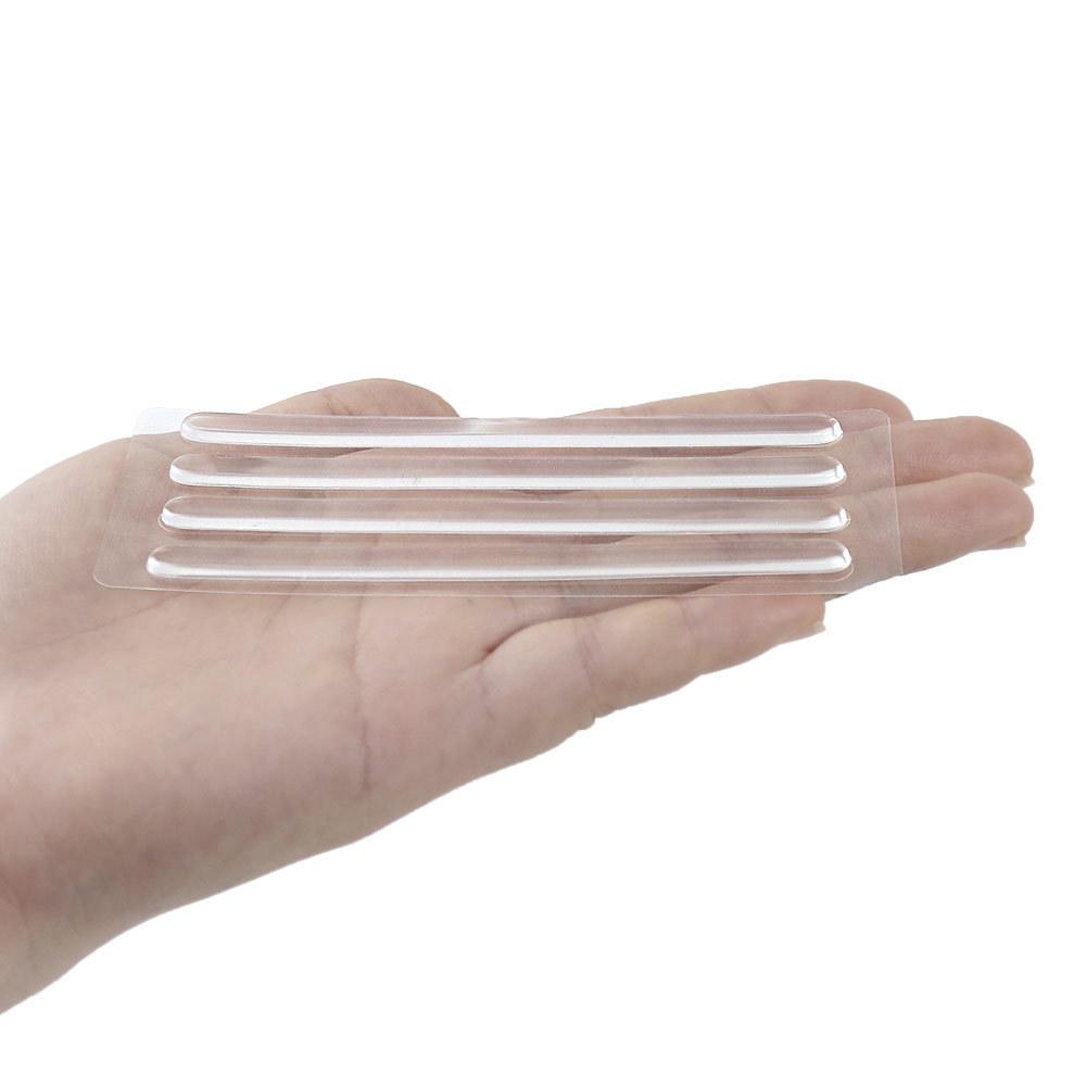 Thin Sandal Stickers Invisible Transparent Shoelaces Sandals with Grinding Bubbles 4 Packs 6g Heel Anti wear Stickers