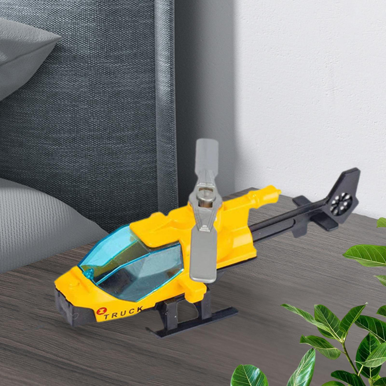 

Литой под давлением сплав вертолет самолет Коллекционная детская вечеринка подарок настольный дисплей игрушка маленькая