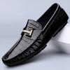 Fashion Male Italian Comfortable Loafer for Men Outdoor Mens Slip On Flats Classic Men Shoes For Wedding New Luxury Slip On Dress Shoes