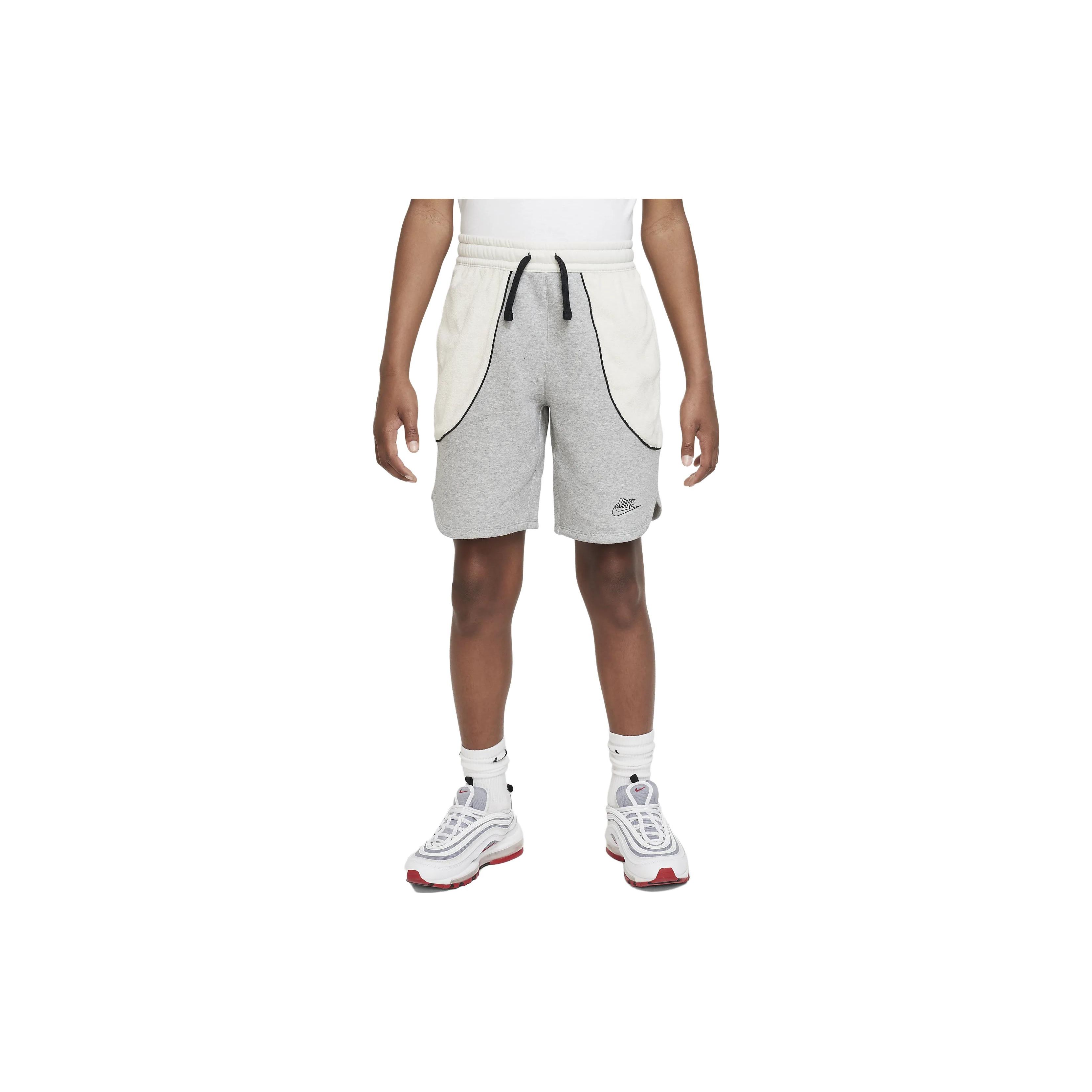 

Детские шорты Nike Color Block Fabric Lace-Up Casual Sports Shorts Grey FD3166-063 M