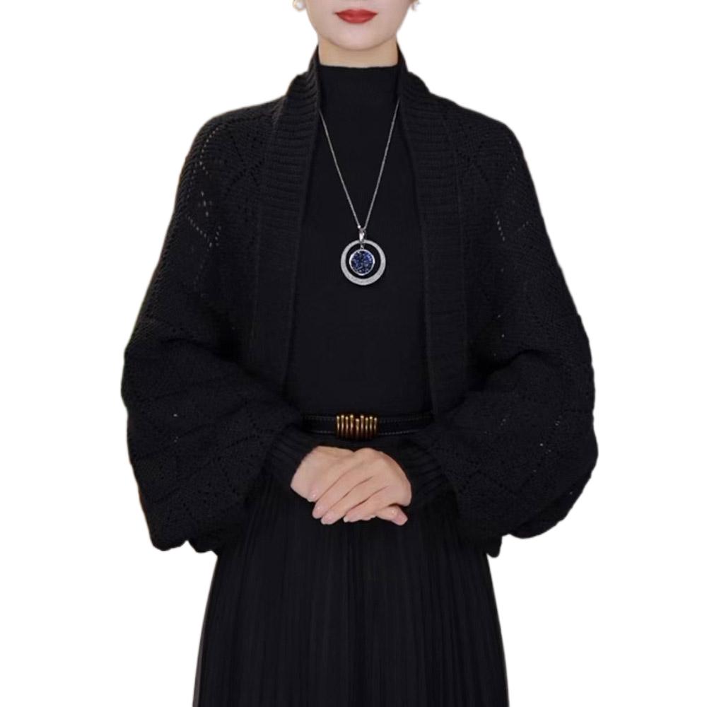 False Collar Knitted Shawl Outwear Shoulder Evening Prom Cape New Autumn Winter Scarf  Party