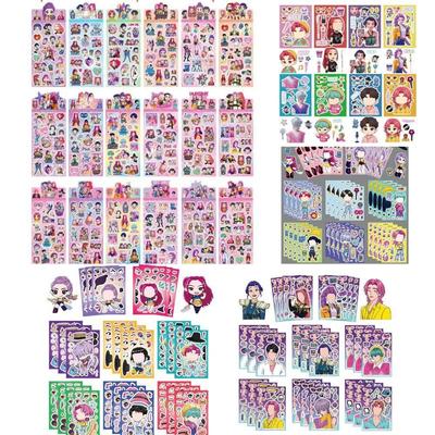 8/18/78Pcs Anime KPop Demon Hunters Sticker Toy Derpys Tiger Rumi Mira Zoey Sussy Scrapbooking Phone Waterproof Decal Stickers%%