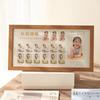 Wooden School Photo Frame from Kindergarten To Graduation Home Decors Keepsakes Gift for Teachers Parent and Students