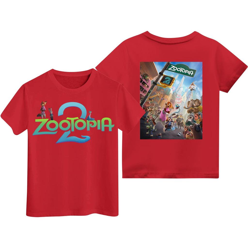 Children's Casual Fashion Cartoon Print Short-sleeved T-shirt Top