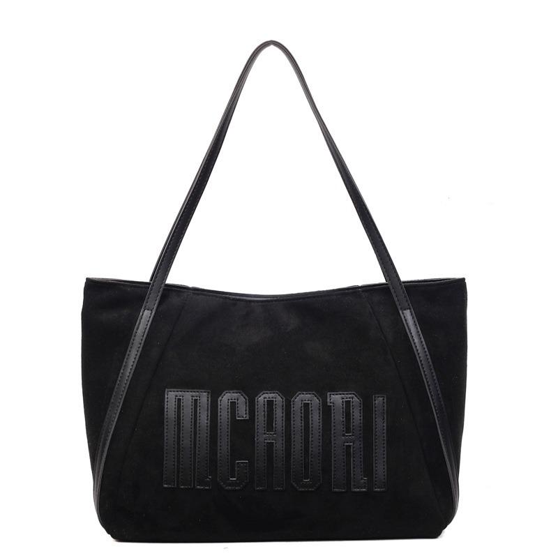 Popular large-capacity bag women's new retro shoulder bag casual versatile commuter texture tote bag