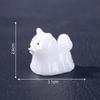 Halloween Glow-in-the-dark Puppy Ghost Figurine Cute Particle Decorative Accessories Micro-landscape Small Ornaments