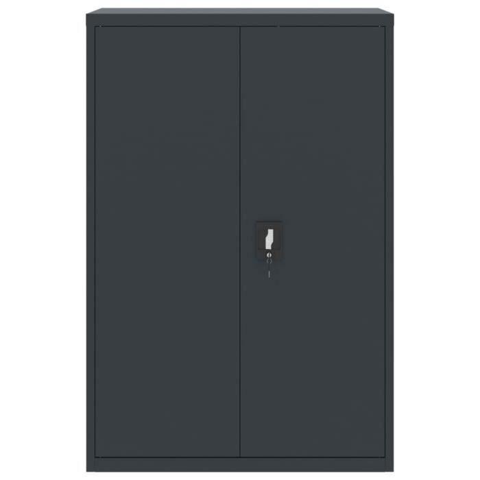 VidaXL Anthracite Filing Cabinet 90x40x140 Cm Steel 339747