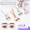 Natural Sunflower Electroplated Eyelash Curler: Portable Wide-Angle Tool for Long-Lasting Curls