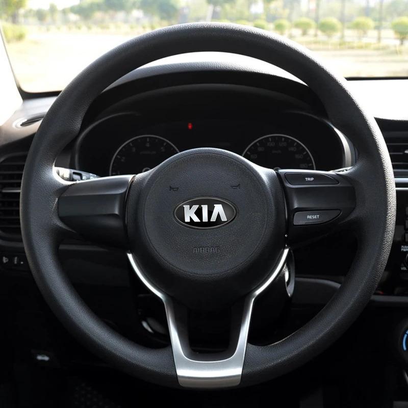 Car Front Hood Emblem Rear Trunk Badge Sticker For KIA Rio Sportage Ceed Sorento Cerato Soul K3 K5 Stonic Fitting Optima Picanto Snpwz70
