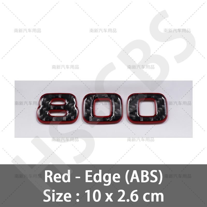 

Carbon Fiber Car Stickers 700 800 900 Car Rear Trunk Emblem Badge Car Styling For Brabus Tailgate Decal Sticker Accessories
