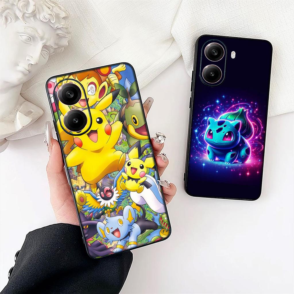 Squirtle P-Pokemons GO P-Pikachus Phone Cover for Xiaomi Redmi Note 12 11 10 A3 Pro 10A 10C 12C Note12 5G Protective Case