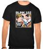 Blink 182 Rock Music Logo Black T-Shirt -1214-