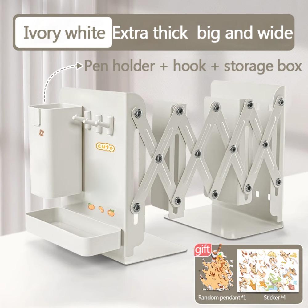 Metal File Sorter Rack Vertical Storage Display Bookshelf Modern Book Storage Rack Office