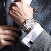 Iqiyi OlevS Men S Analog Quartz Waterproof buSineSS Watch Silver White 9990