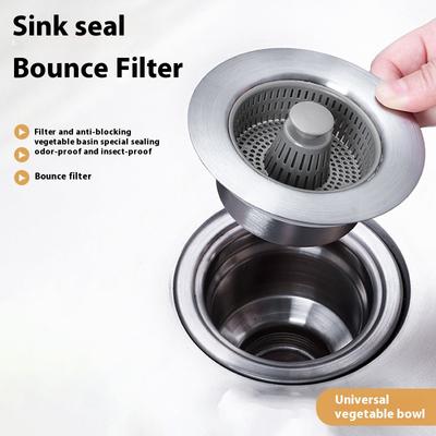 Küchenspüle Kanalisation Springkern Deodorant Leckage Stecker Geschirrspüler Filtration Kanalisation Gemüse Becken Filtration Anti-Verstopfung