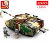 524 Teile Stug III gepanzertes Kampffahrzeug Baustein Set Pädagogisches Militärtruppen Spielzeug für Kinder