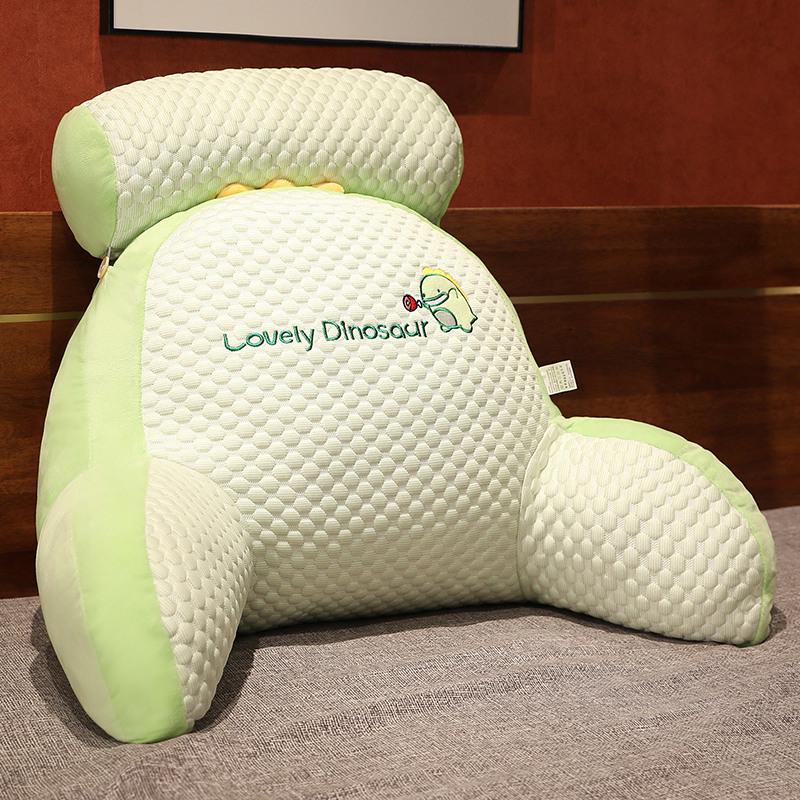 Ice Bean Headboard Cushion: Soft Lumbar Support Pillow for Bed, Sofa, or Dorm - Large Backrest & Throw Pillow for Students