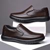 Pánské boty Ležérní značka léto Pánské mokasíny z pravé kůže Pohodlné nazouvací boty