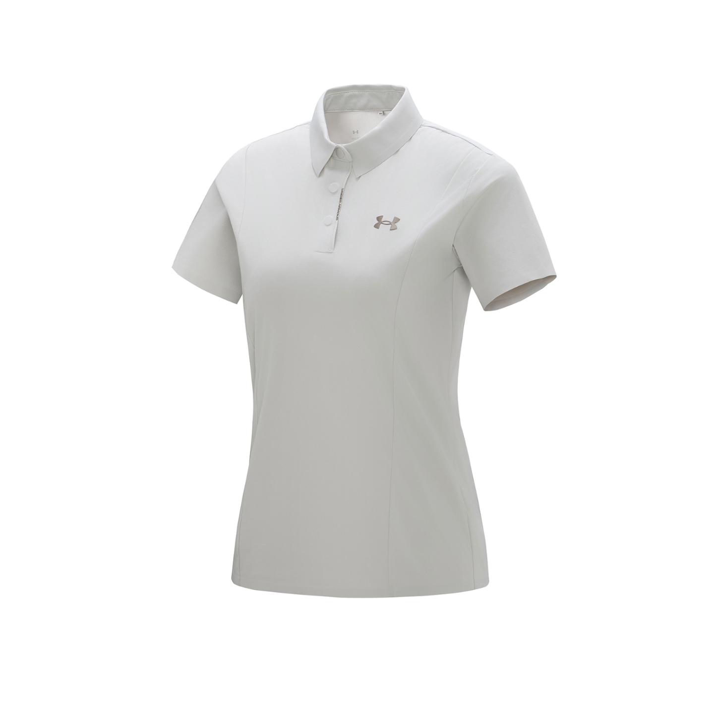Under Armour Polo Shirt Women s Light Gray 14323262-0045 L