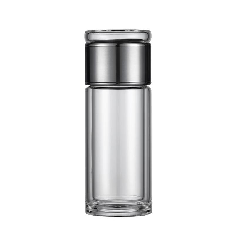 Shangqi Double-Layer Insulated Glass Tea Infuser Cup