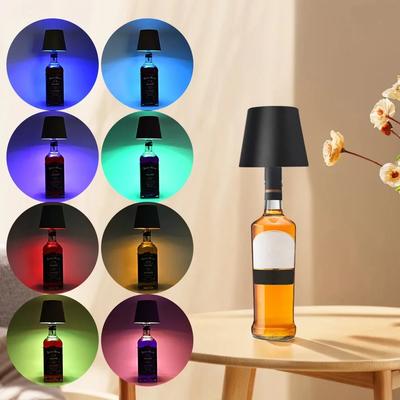Kabellose Tischlampe für Weinflaschen LED Flaschenlicht für den Außenbereich Touch-Steuerung Ideal für Restaurants Bars Festivalparty