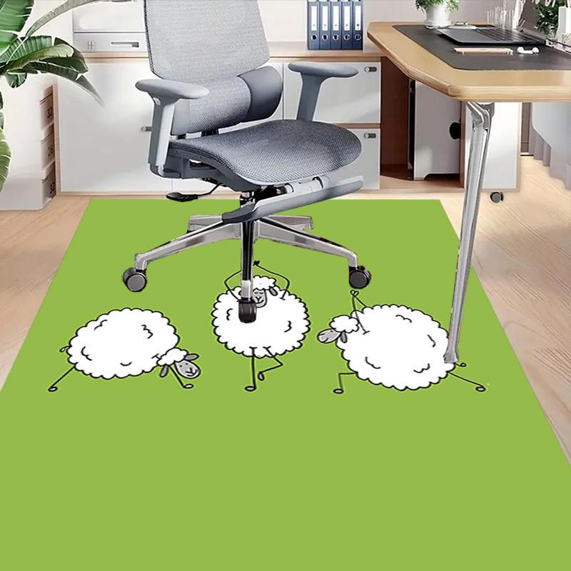 1PC sheep dance Extra Large Non Slip Floor carpet, Office, family, bedroom Large Area Rug Indoor Rugs, Vibrant Colors