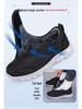 Men's Winter Velvet Comfort Shoes - Wide Toe, Adjustable Fit for Swollen Feet