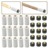 10 pz 10mm Tacche a Vite per Biliardo con Puntali per Stecca da Pool Set di Tacche Morbide