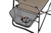 Coleman Chair Deck Chair with Side Table Greige Folding 2190860