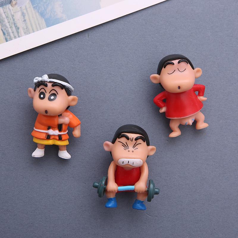 Adorable Crayon Shin Chan Pvc Figure Collectible For Kids Birthday Gift Decoration