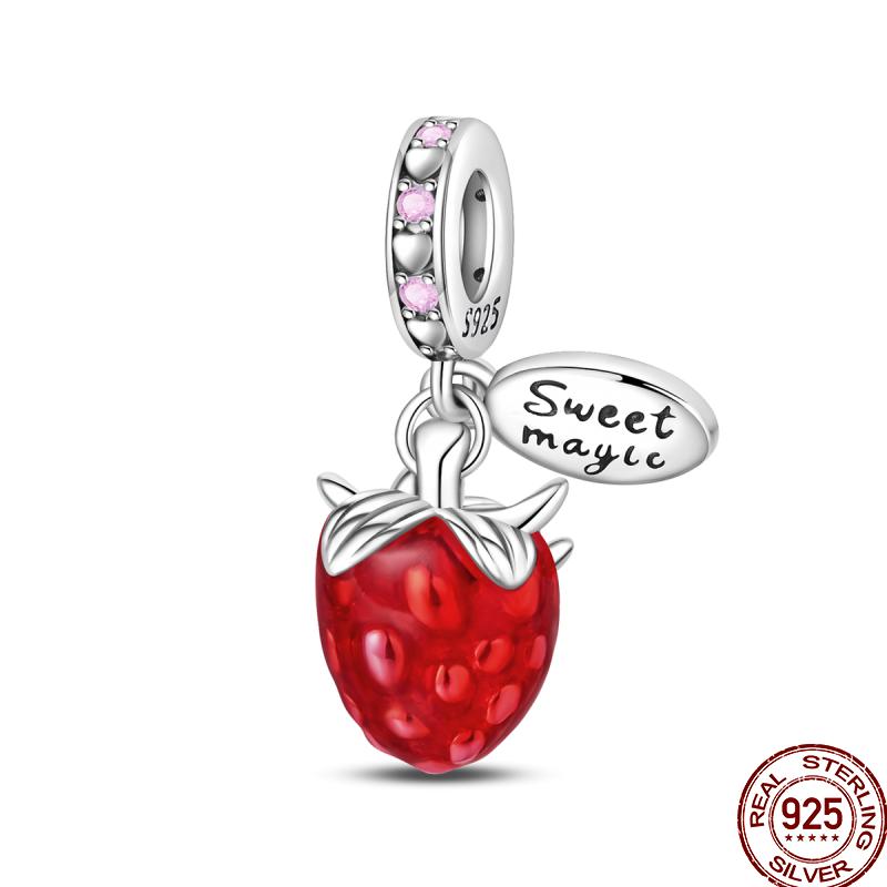 Miedziany Cyrkon Letnie Lody Ocean Wielka Seria Błyszczący Inkrustowany Cyrkon Wisiorek Pasuje do Bransoletki 3mm