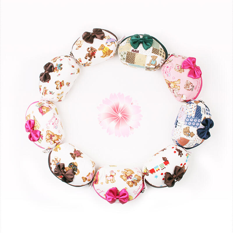 Fabric Cute Plush Mini Pouch Coin Purse Case