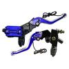 Hohe Sichtbarkeit LED Blinker Motorrad Bremskupplungsgriff Einfache Montage Aluminiumlegierung Design Für Verkehrssicherheit