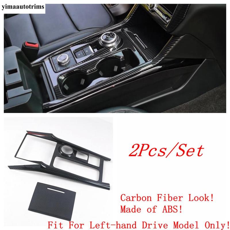 Per Ford Explorer - Copertura Pannello Plancia Leva Cambio Console Centrale ABS Opaco /Accessori Fibra di Carbonio