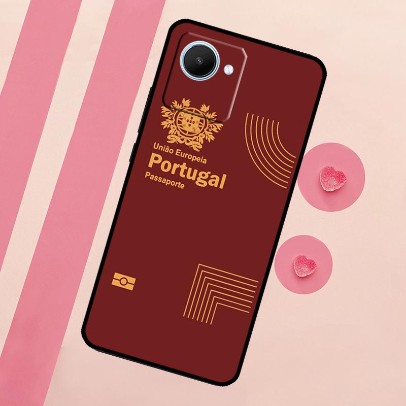 Portugal Flag For Realme C71 C55 C53 C67 C75 C61 C33 C63 C51 C65 10 11 12 13 14 15 Pro Plus GT7 Pro Case