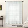 Single Panel Light Oxygen Plaid Window Curtain Fresh Pastel Color Living Room Bedroom Relaxing Decorative With Rod Pocket Polyester Ideal For
