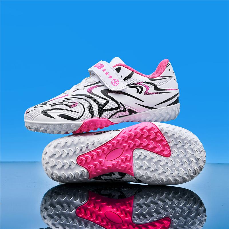 

New Children Soccer Footwear Men Original Football Shoes Indoor Pro Football Field Boots Society Cleats Non Slip Sneakers 30