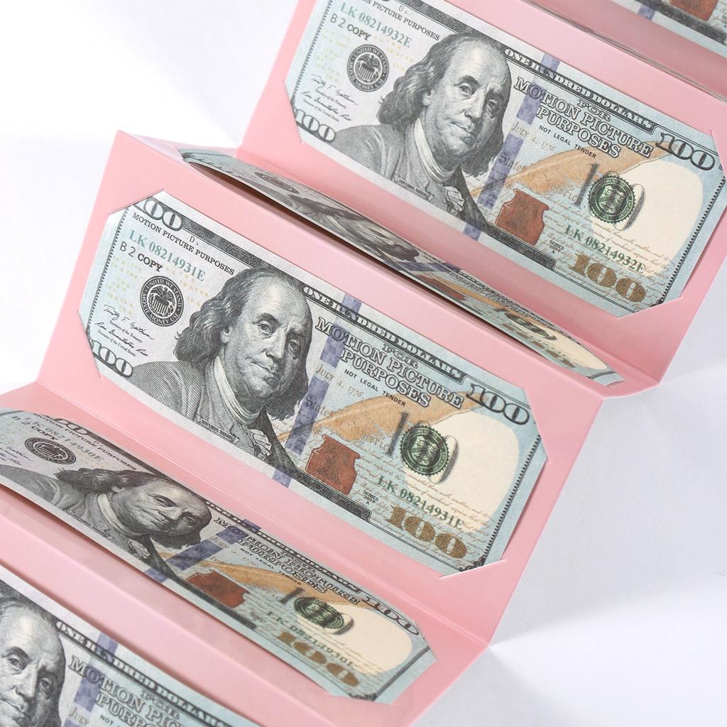 1pc Birthday Cash Gift Envelope Pink Cake Design Folded Money Holder Card for Girls Birthday Party Cash Packaging Supplies